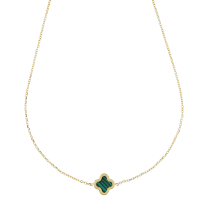Ketting 18k geel goud met...