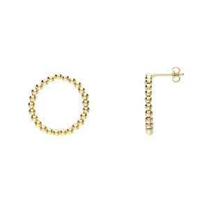 Boucles d'oreilles rondes...