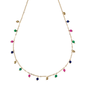 18 Karat Goldhalskette mit...