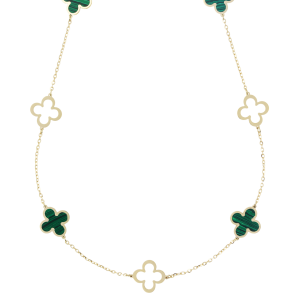 Collana Quadrifogli con...