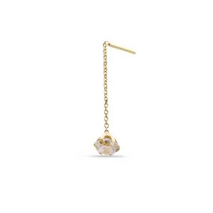 Ear Thread 18k Gold with...