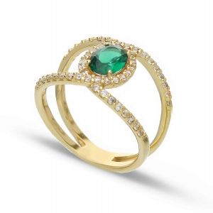 Doppelring Charme mit...