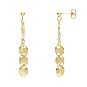 Boucles d'oreilles jaune or...