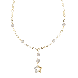 Sterketting met halve pavé...