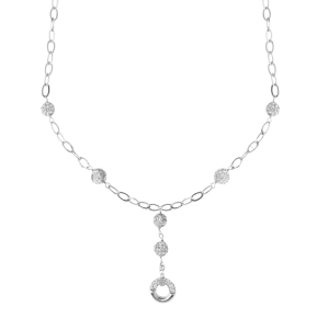 Ketting van hars en witte...