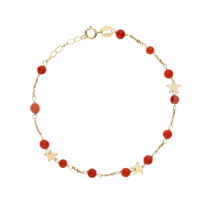 Gelbes Gold Baby Armband...