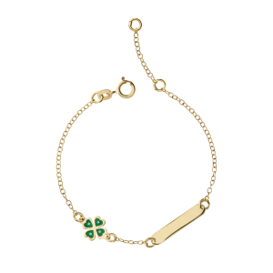 Gelbes 18k Gold Armband mit...