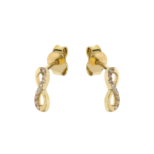 Infinite Earrings With Half...