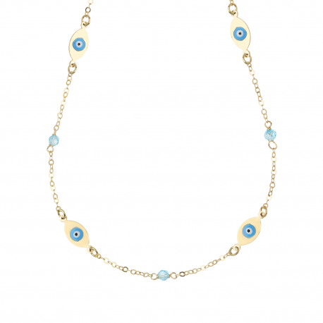 Colliers Ovals d'Allah en Or Jaune 18K