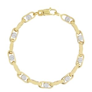 Armbånd med ovale mesh med...
