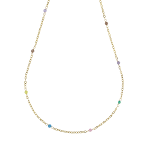 Collier Spinelli couleur or...