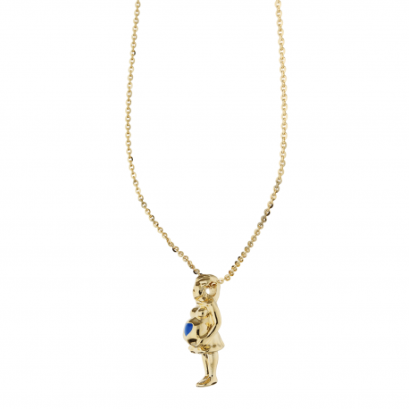 Necklace "Dolce Attesa" by Woman in Yellow Gold 18 Carats