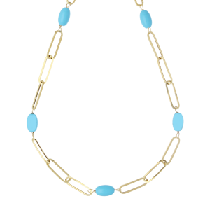 Collana Turchese in Oro...