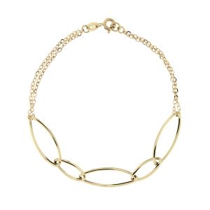 Kettingarmband van 18k geel...