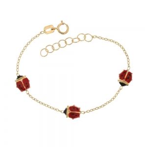 Bracelet en or jaune 18 kt...