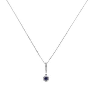 Collier en or blanc 18...