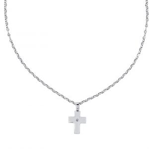 Halsband i 18k vitt guld...