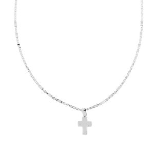 Collier en or blanc 18...