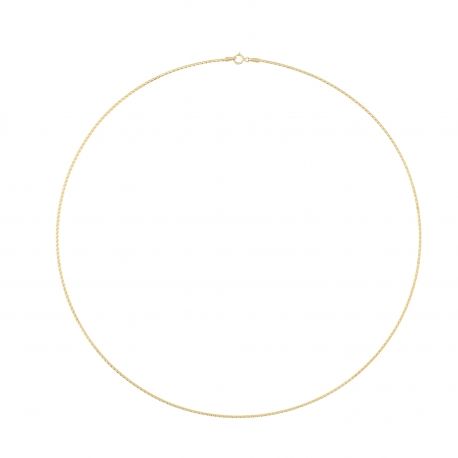 Collana Rigida Cavetto in Oro Giallo 18k