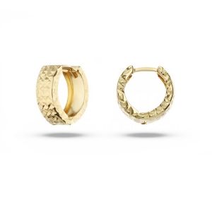 18k gouden diamanten creolen