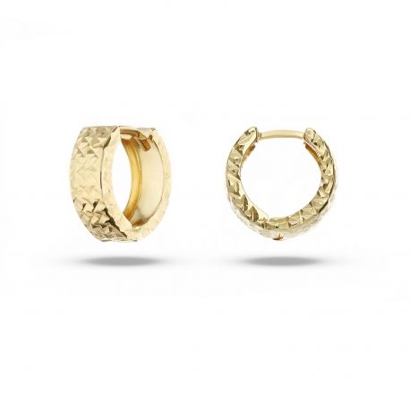 18-каратови златни обеци с диаманти