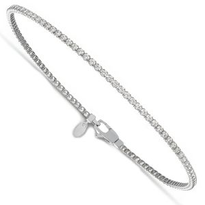 Pulsera de tenis de oro...