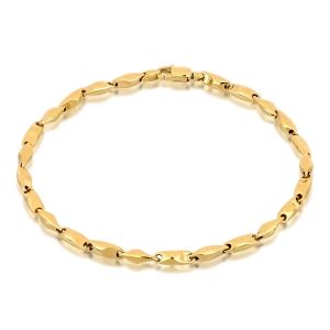 Pulsera tubular de oro...