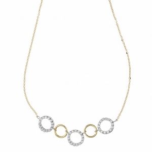 Collier en or jaune et...