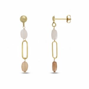 Pendientes colgantes de oro...