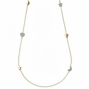 Hart Maan Ster Ketting met...