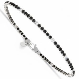 18k witgouden tennisarmband...