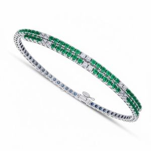 18k White Gold Elastic...