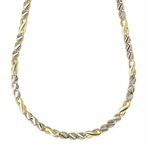 Flat Chain Necklace, in 18k...
