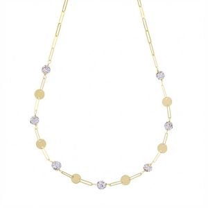 Ronde ketting van hars en...