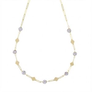 Collar Rombo en Resina y...