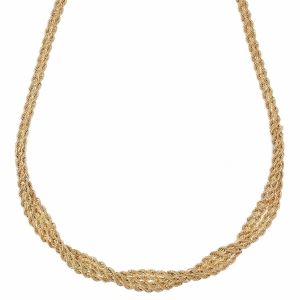 Colar em ouro amarelo 18k...