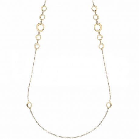 Necklace with Round Elements in 18kt Yellow Gold