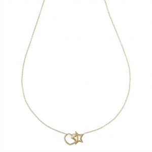 Collana con Cuore e stella...