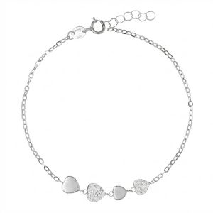 Pulsera con Corazones de...