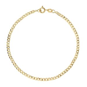 18k Yellow Gold Curb Bracelet
