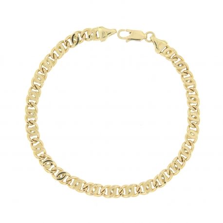 Bracelet à maillons tressés en or jaune 18 carats