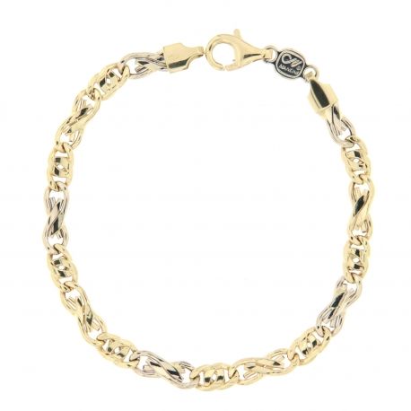 Bracelet Mancini Bismark en or jaune 18 carats