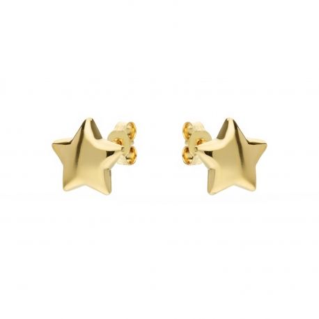 Orecchini Stella in Oro Giallo 18k