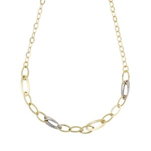 Colar com corrente em ouro...