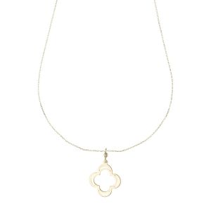 Colar em ouro 18k com trevo...