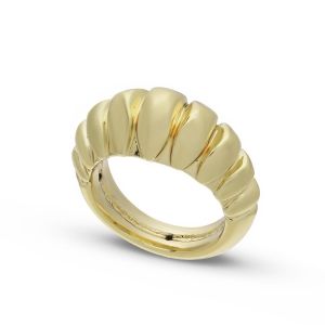 Graziella 系列 18K 黄金圆顶戒指