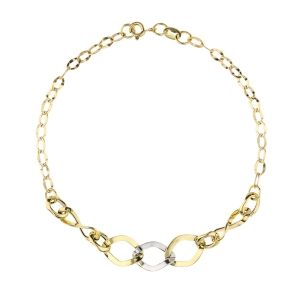 Pulsera de cadena de oro de...