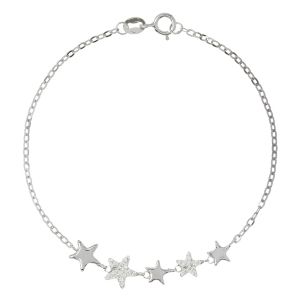 Pulseira Estrela em Ouro...