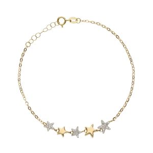 Pulsera de estrella de oro...