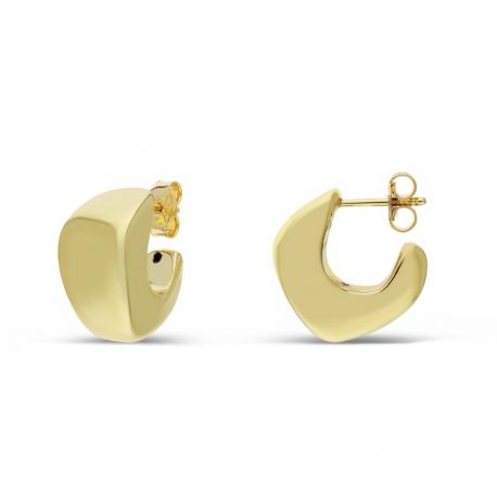 18 karatų geltonojo aukso kupoliniai auskarai